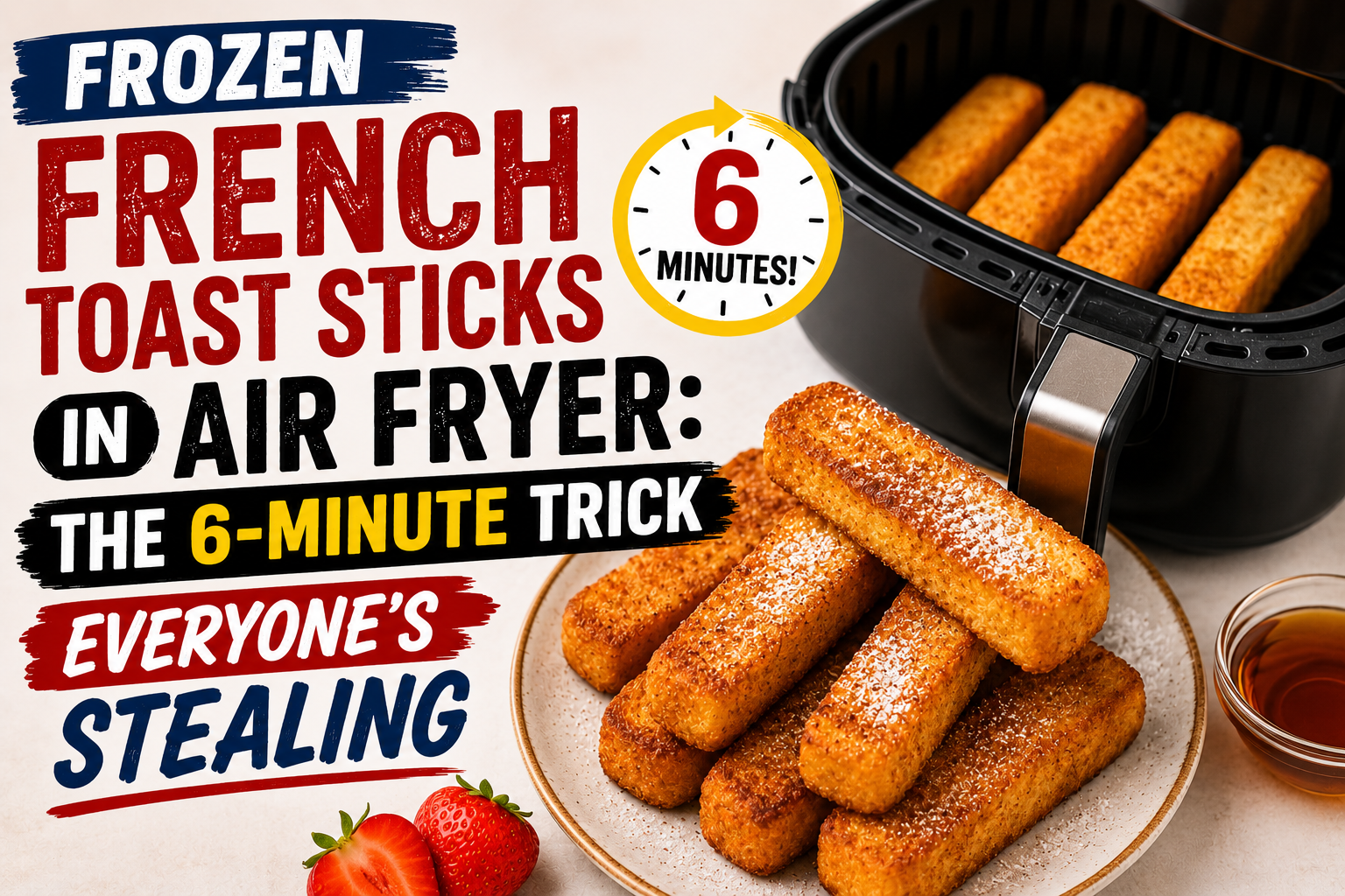 Frozen French Toast Sticks in Air Fryer