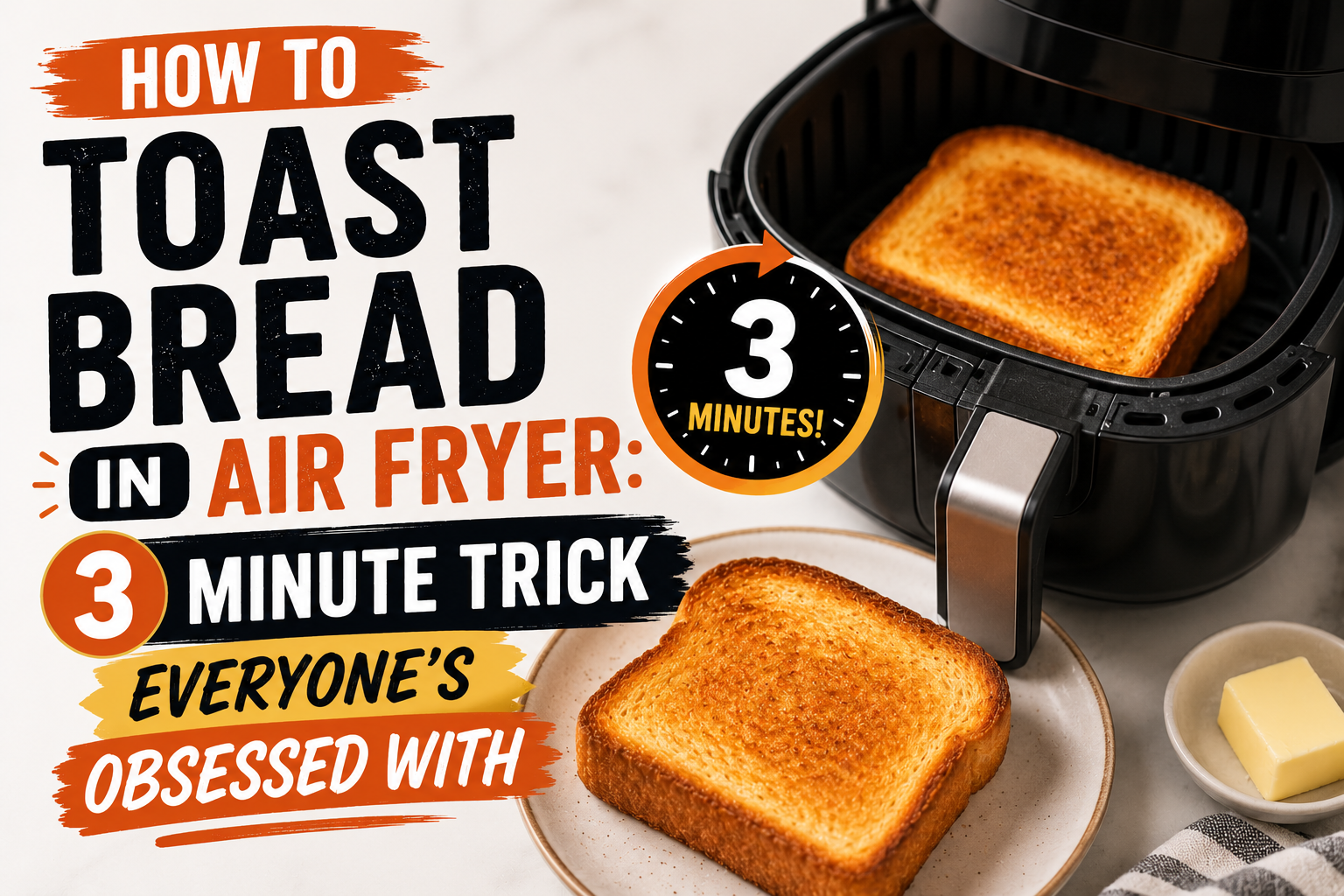 How to Toast Bread in Air Fryer
